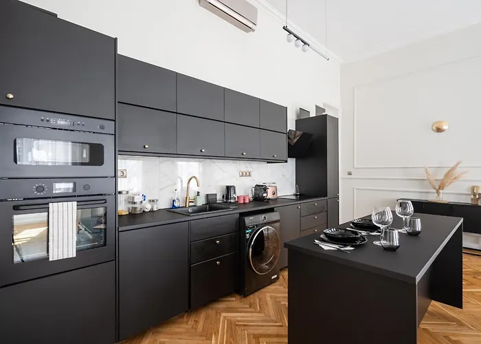 Apartament Styled Close To The River Danube. Budapeszt