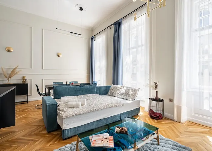 Apartament Styled Close To The River Danube. Budapeszt